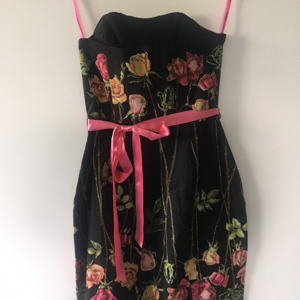 Betsey Johnson strapless mini dress size 2
